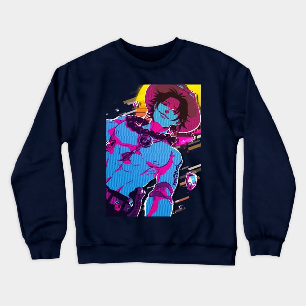 Portgas D. Ace Crewneck Sweatshirt by 80sRetro